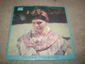 Czech Folk Songs Supraphon LP 1968 Czechoslovakia Issue Cesky Folklor - Imagen 1 de 2