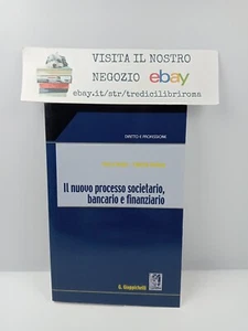 IL NUOVO PROCESSO SOCIETARIO , BANCARIO E FINANZIARIO - GIAPPICHELLI EDITORE - Imagen 1 de 6