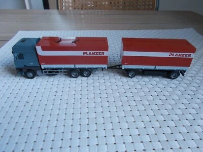 AWM HO  DAF 95 SC  Planzer Pritschen-Hängerzug - Bild 1 von 4