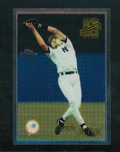 1996 Topps Chrome Derek Jeter Yankees Future Star RC #80 L99 - Bild 1 von 2