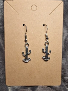Ohrring Paar Kaktus mit Westernmotiv  - Bild 1 von 1