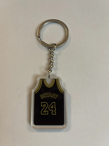 Kobe Bryant Los Angeles Lakers Jersey Acrylic Keychain NBA Basketball Cover