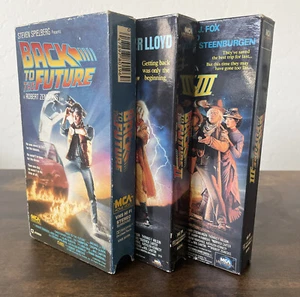 Rare Yellow Logo/Back to the Future (VHS, 1989) Bundle 1-3 | Tested - Bild 1 von 5