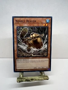 Tarjeta Konami YuGiOh TCG Nimble Beaver EGO1-EN018 - Imagen 1 de 4