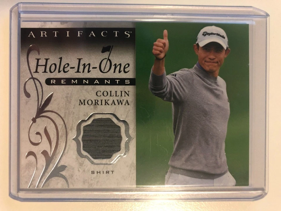 2021 Upper Deck Artifacts Golf Rookies Hole-In-One Remnants COLLIN MORIKAWA - Image 1 of 1