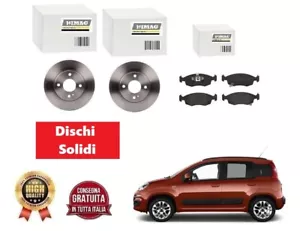 Dischi Solidi + Pastiglie Pattini Freno Anteriori per Fiat Panda 312 - Imagen 1 de 8