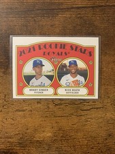 2021 Topps Heritage Royals Rookie Stars #129 Brady Singer RC