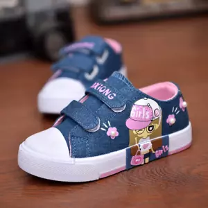 Children'S Canvas Shoes Soft Bottom Fashion Kids Casual Sports Running Shoe Non- - Picture 1 of 14