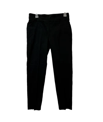 Ruby Rd Pants Women's 8 Pull On Stretch Black Straight Leg Rayon Spandex 30x26 - Image 1 of 4