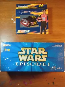 Tarjetas de juego Jeff Gordon #24 Star Wars Episodio I Pepsi NASCAR 1/24 2001 estaño nuevas - Imagen 1 de 24