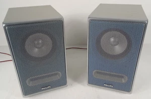 Philips Vintage Silber Regallautsprecher Set FWB - MC128 17 getestet - Bild 1 von 3