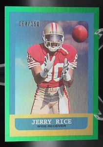 Jerry Rice - 2023 Topps Composite Heritage 064/250 verde #373 HOF - SF 49ers - Foto 1 di 3