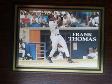 FRANK THOMAS, SUPER RARE ! 1992 "SUPERSTARS MAGAZINE" CARD, BASEBALL LEGEND !