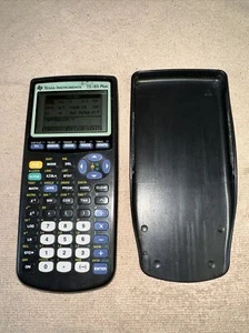 Calculatrice graphique Texas Instruments TI-83 Plus avec couvercle, testée et fonctionnelle - Photo 1/4