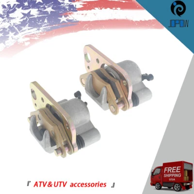 Front Brake Calipers&Pads For Polaris Trail Boss 325 330 Trail Blazer 250 400 - Image 1 of 4