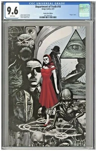 Department of Truth #10 CGC 9.6 Cómics Elite Jimbo Salgado Variante Virgen Cubierta - Imagen 1 de 2