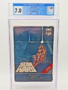 CGC Graded 7.0 Star Wars VHS 20th CBS FOX 1983 First Public Release Khaki Guard - Picture 1 of 10