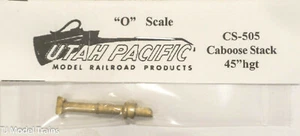 Utah Pacific #505 O-Scale Caboose Stack 45" Height (Brass Casting) 1:48th Scale - Picture 1 of 1