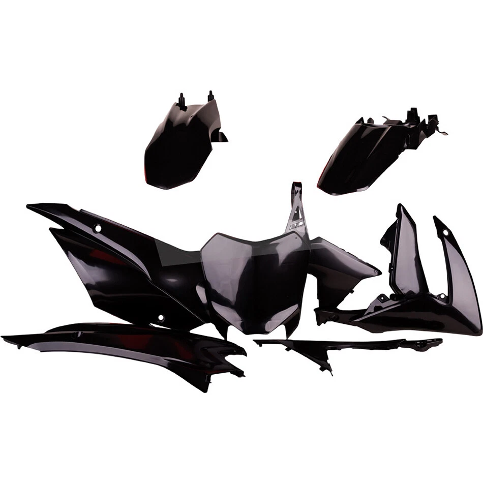POLISPORT  PLASTIC BODY KIT BLACK Honda CRF110F 2013-2018  90539  fitment in Foto 1 de 1