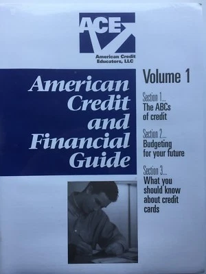 ACE AMERICAN CREDIT AND FINANCIAL GUIDE Volumes 1 THRU 5  / BRAND NEW SEALED - Image 1 of 4