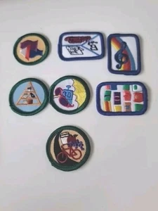 Insignias Girl Scout Junior retiradas 2001-2011. Lote de 7 insignias. - Imagen 1 de 2