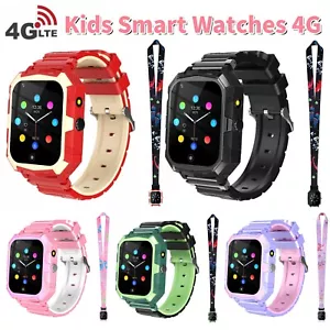 4G Kids Smart Watch Camera SOS GPS Tracker Smart Phone Watches For Boys Girls US - Picture 1 of 61