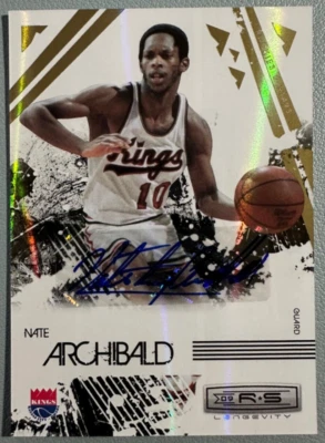 NATE ARCHIBALD 2009-10 Panini Rookies & Stars Longevity Autograph 23/25 - Image 1 of 3