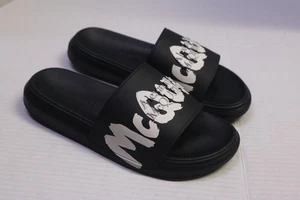 Alexander McQueen Graffiti Logo Pool Slide Sandalen schwarz Größe 40 - Bild 1 von 11
