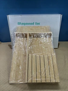 Nuevo en caja Bandeja organizadora de cubiertos de madera para cuchillos y servir cajón - Waymond WKBI-B18/B - Imagen 1 de 8