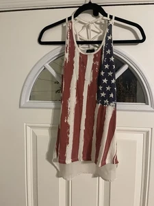 Size Small Rue21 American Flag Tank Top - Picture 1 of 4