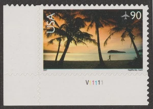 US C143 Airmail Hagåtña Bay Guam 90c plate single LL MNH 2007 - Picture 1 of 1