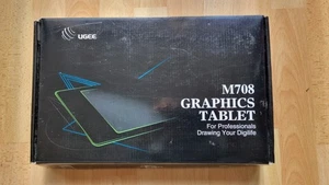 UGEE M708 Zeichentablett - Grafiktablett, Schwarz - Bild 1 von 8