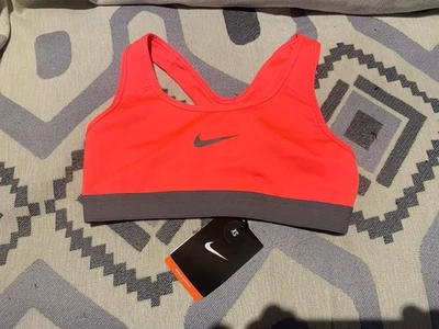 Nike Pro Women Classic Med Support Sports Bra 650831 Pink Size XS Retail $35 - Image 1 of 3