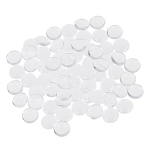 200 piezas de círculos de vidrio con parche de tiempo para piezas de artesanía cabujones hágalo usted mismo - Imagen 1 de 11