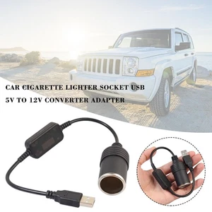 USB A Male to 12V Car Cigarette Lighter Adapter Socket Female Cable~. G6E3 - Picture 1 of 9