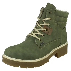 Botas De Tobillo Chunky Forradas Calientes Rieker 'Y8120' Sintéticas Para Dama - Imagen 1 de 18