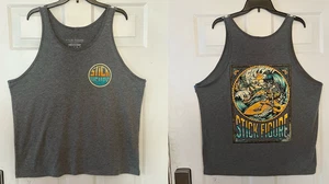 Stick Figure Band Double-Sided Gray Tank Top Men's Size XL Made in USA Skeleton - Picture 1 of 8