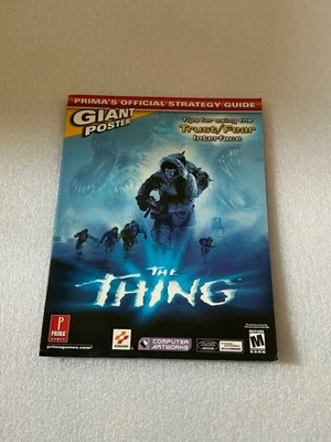 The Thing Playstation 2 Primas Strategy Guide Book w/ Poster Attached Inside vgc - Image 1 of 4