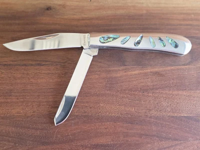 Cuchillo plegable Boker Magnum 01RY035 asas de abulón Foto 1 de 4