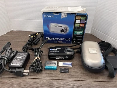 Sony Cyber-Shot 7.2 MP Digital Camera DSC-P150 BUNDLE w/Battery & Charger TESTED - Image 1 of 4