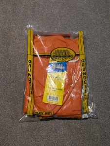 Grundens Of Sweden Jacket Mens Small Orange Brigg Hooded Model 40 Rain Coat - Picture 1 of 3
