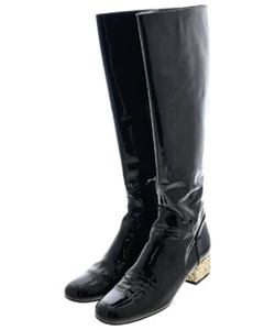 SAINT LAURENT PARIS Stiefel Damen Gr. 36 schwarz Lackleder - Bild 1 von 7