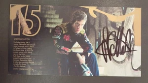 Sebastian Vettel original signierte Autogrammkarte,autograph,Formel 1,Toro Rosso - Bild 1 von 2
