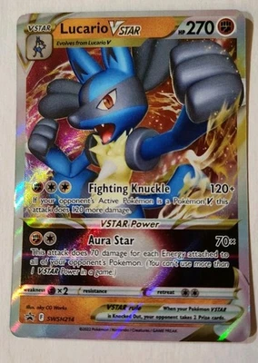 Lucario VSTAR SWSH214 SWSH: Sword & Shield Promo Cards Holo - Image 1 of 2