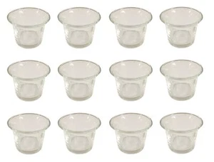 Teelichthalter Set Teelichtgläser Windlicht Glas Teelichter geschwungen - Bild 1 von 20