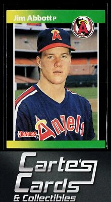 Jim Abbott 1989 Donruss Baseball's Best #171 California Angels Rookie - Image 1 of 2