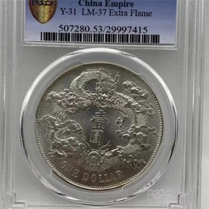 Collection… Silver Yuan Xuantong 3th Year  White Copper Plating Silver ## - Picture 1 of 5