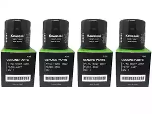 4 Pack Kawasaki OEM Oil Filter 16097-0007 FREE SHIPPING - Foto 1 di 2