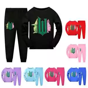 Pijamas Kids wicked Pajama Sets Toddler Boys Daily Sleepwear T Shirt+Shorts - Picture 1 of 15