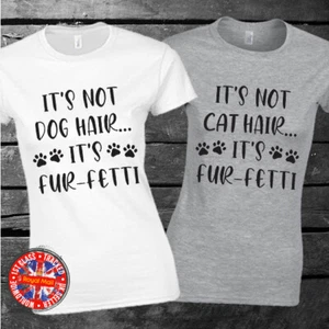 No es pelo de perro/gato es piel-feti amante de los animales mujeres hombres regalo mamá mamá mamá - Imagen 1 de 1